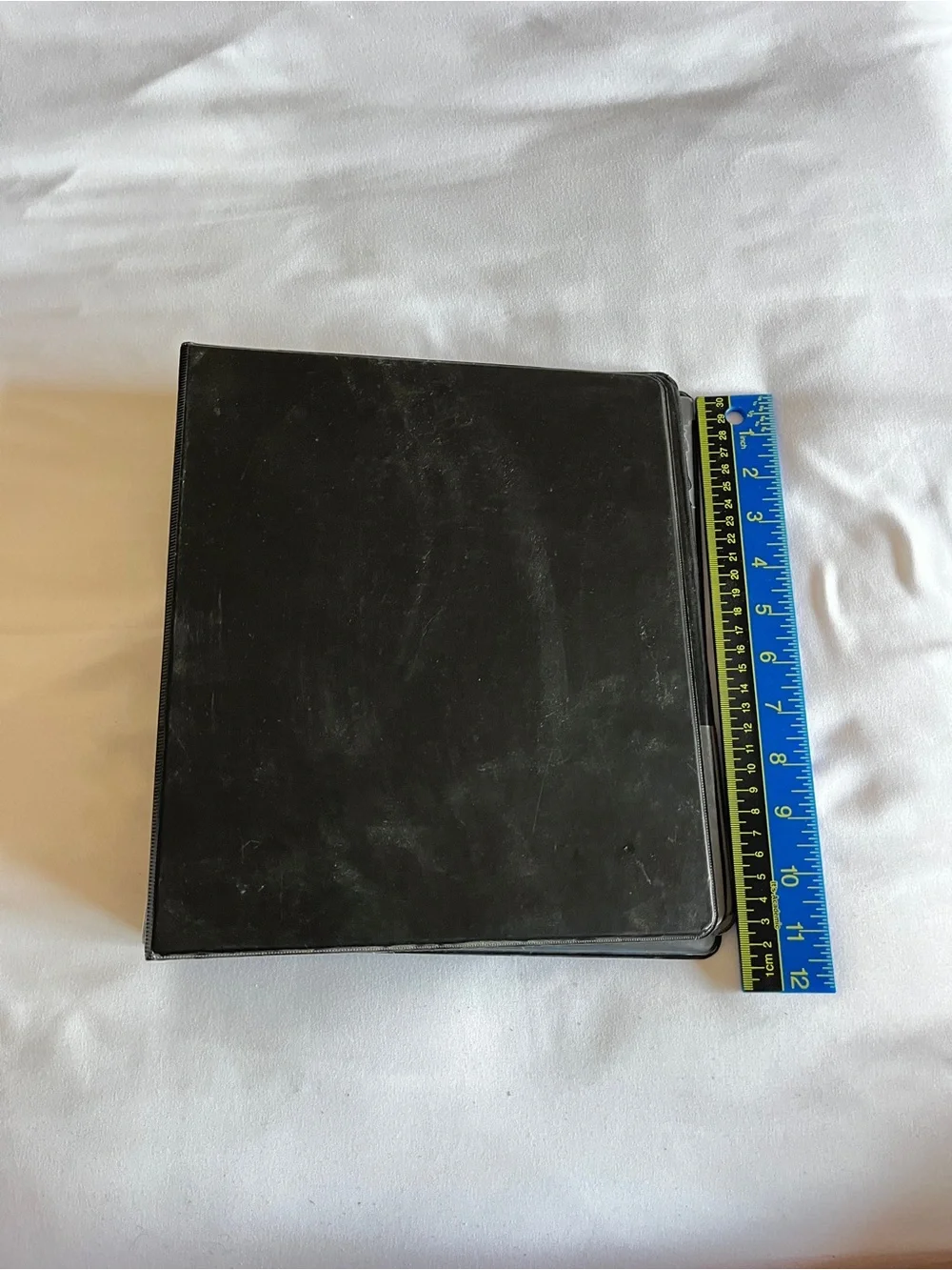 Yoobi Black 1-Inch 3-Ring Binder Set of 2 Clear Cover & Interior Pocket